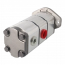Bomba hidráulica de engranajes de 3 secciones Concetric Haldex Rockford Bobcat 6669649